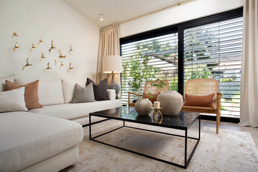 Estetyczne minimalistyczne wnętrze