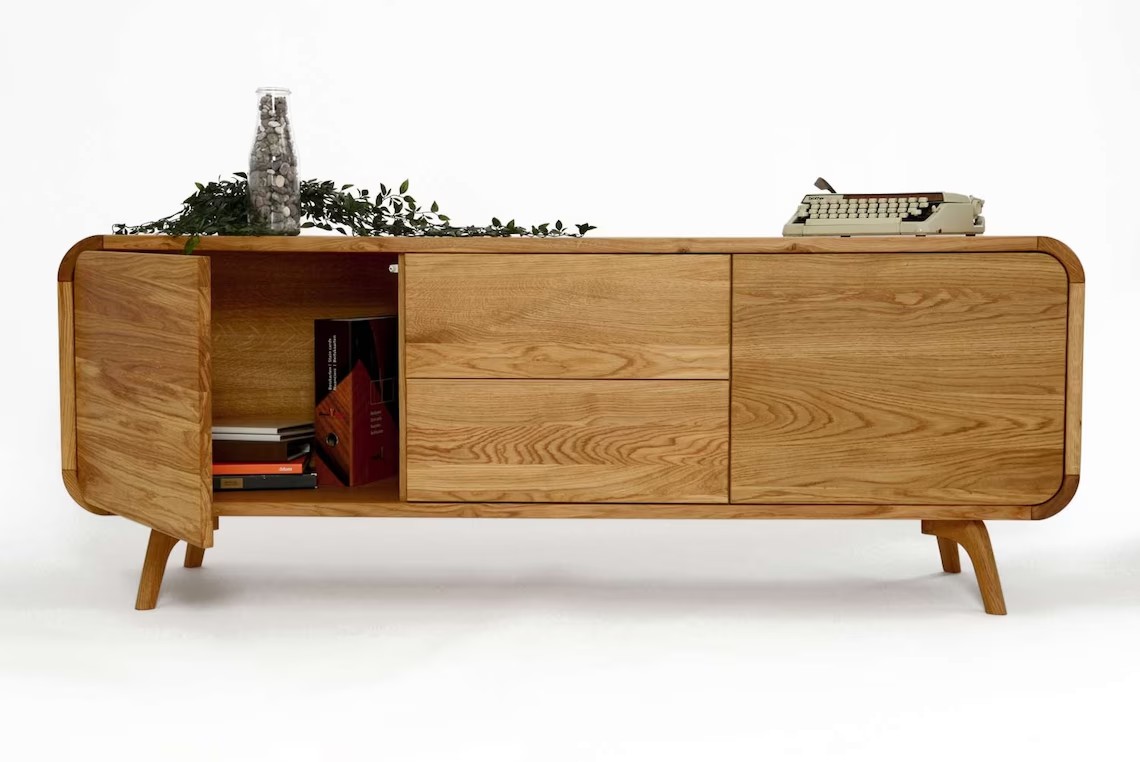 Komoda dębowa Alef 180 cm